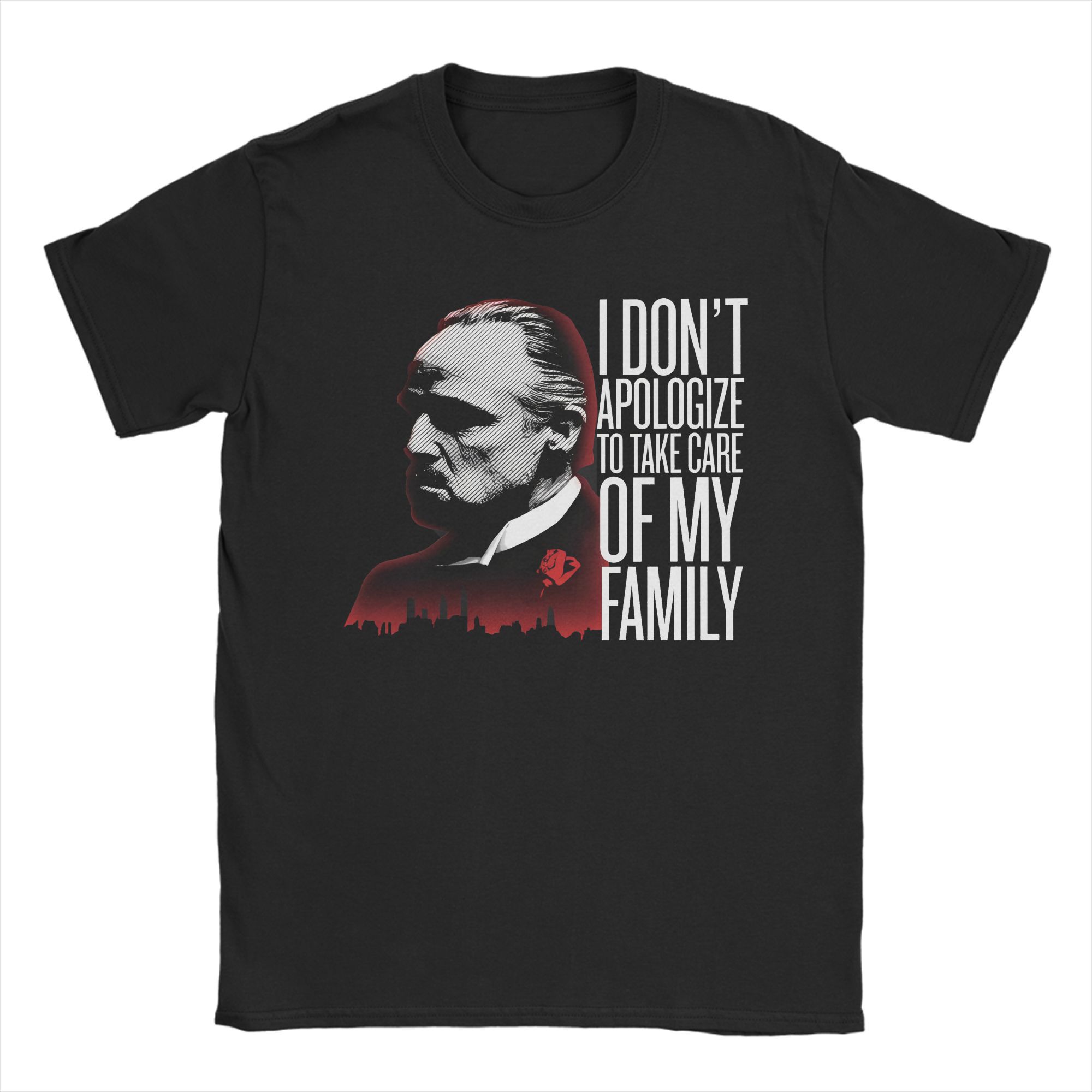 The Godfather T Shirt Summer  Cotton T Shirts For Man Popular Print Tee Shirt ShortSleeve Aesthetic Tees 4XL