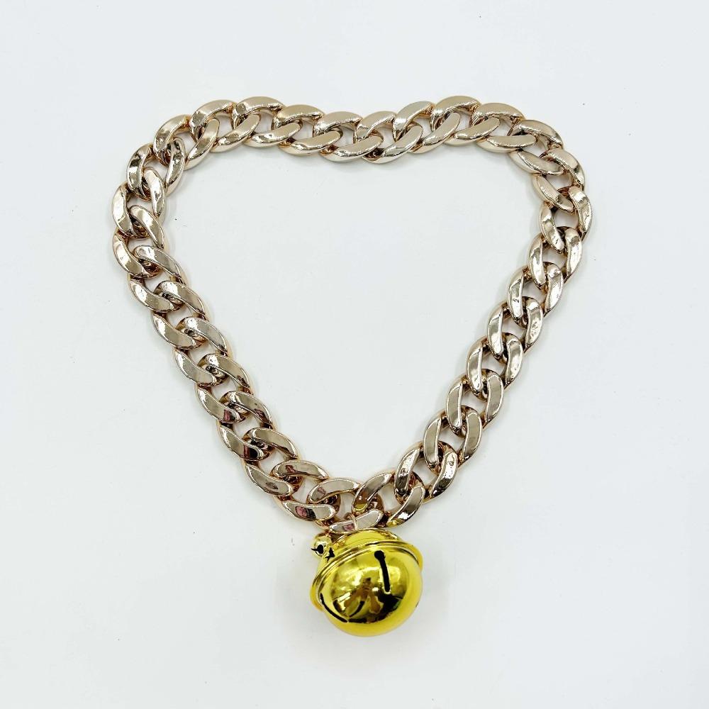 Gold Silver Rose Gold Pet Necklace 25cm 30cm 40cm Dog Chain Fashion Dogs Collar  Dog Supplies