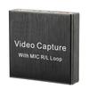 Video Capture Card USB2.0 HDMI Loop‑Out Support 4K Electronic Equipment 0.4a 5V DC