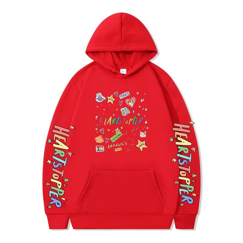 Heartstopper Nick & Charlie English Drama Loose Hoodie Sweatshirt - Autumn/Winter Collection
