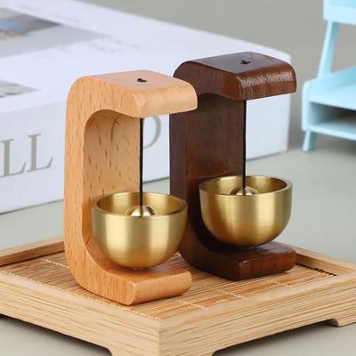 Door Bell Wooden Wind Chimes Wireless Doorbell Entrance Door Bell Decorative Wind Bell for Home Opening Home Decoration