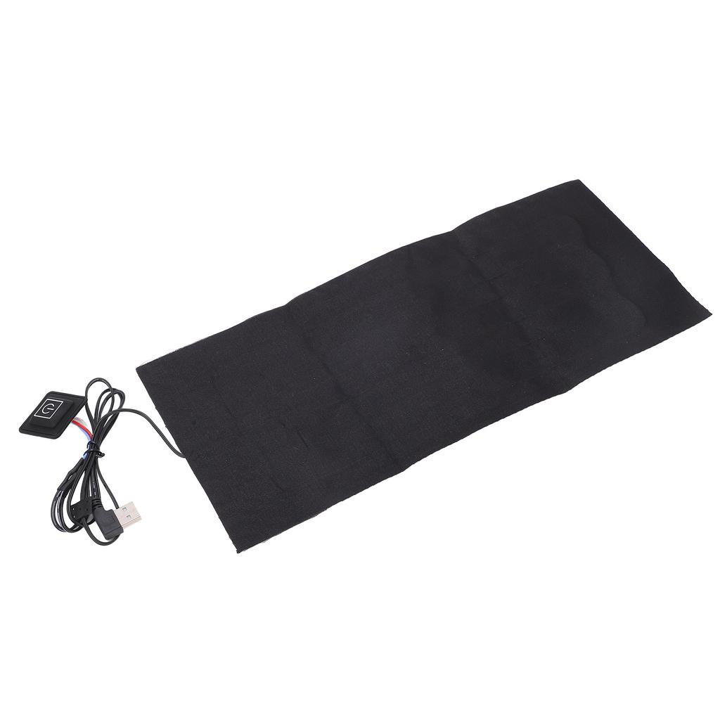USB Heating Pad Mat 3 Gear Portable Multifunctional Safe Waterproof Stable Electric Heated Cloth