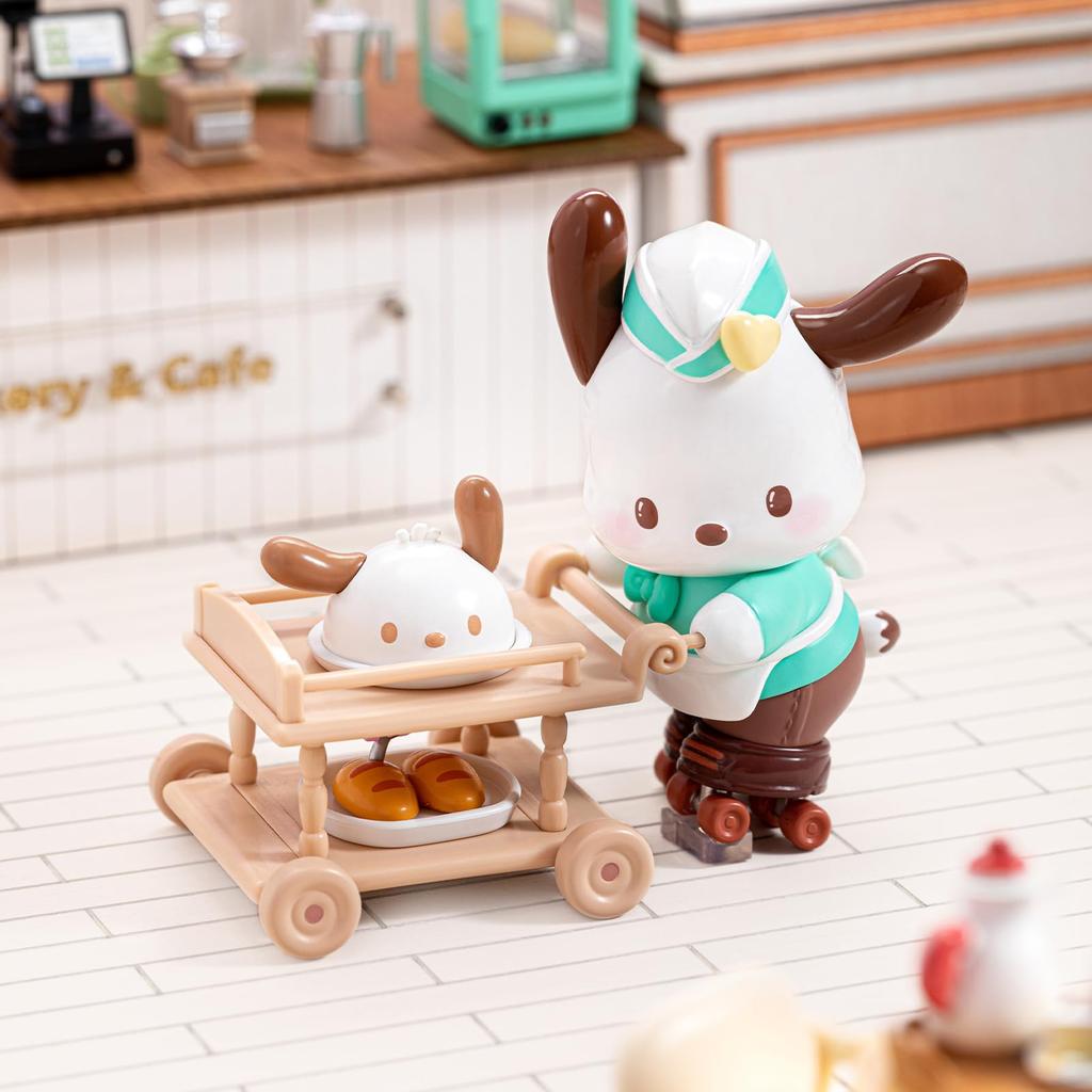 TOP TOY Sanrio Characters Roller Skate Diner Series Box 6 Gachapon Blind Box Figure Soft Vinyl PVC Premium Toy Birthday Present Christmas Gift