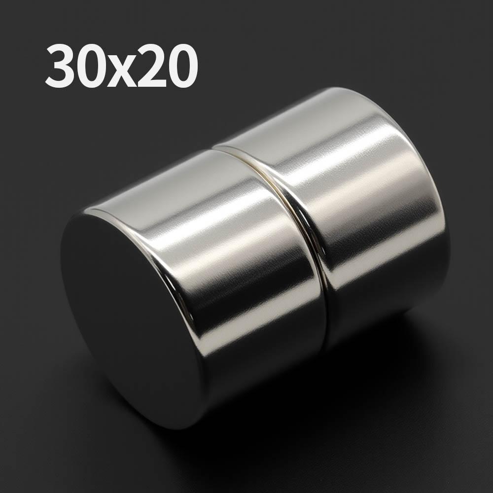30x20mm Powerful Neodymium Magnet N35 NdfeB Permanent Magnetic imanes Round Super Strong Fridge Magnets DIY