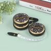 Retractable Retro Sewing Centimeter Inch Roll Tape Measure Ruler PU Leather Tape Measure Mini
