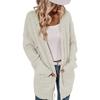 Fashionable Women's Long Knitted Sweater Cross-border  Winter Knitted Jacket