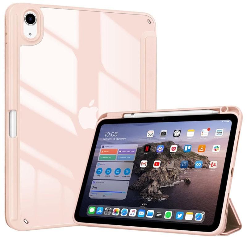 IPad 10 / 11 Case 3-Fold Stand Magnetic Acrylic Cover With Pencil Holder Shockproof Anti-Scratch Tablet Protector