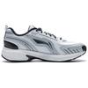 Li Ning Fuyao 1.5 Fabric Cushioning Slip Resistant Abrasion Resistant Low top Running Shoes Women's White Gray ARXU014-2