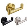 Stainless Steel Wall Hooks Toilet Paper Holder Wall Hanger Towel Holder Rack Behind Door Bathroom Clothes Hook Hardware