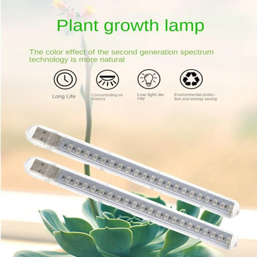5V LED Grow Light Full Spectrum Plant Lamp with Flexible Hose Indoor Greenhouse Phyto USB Lamp Flower Seedling Hydroponic Light