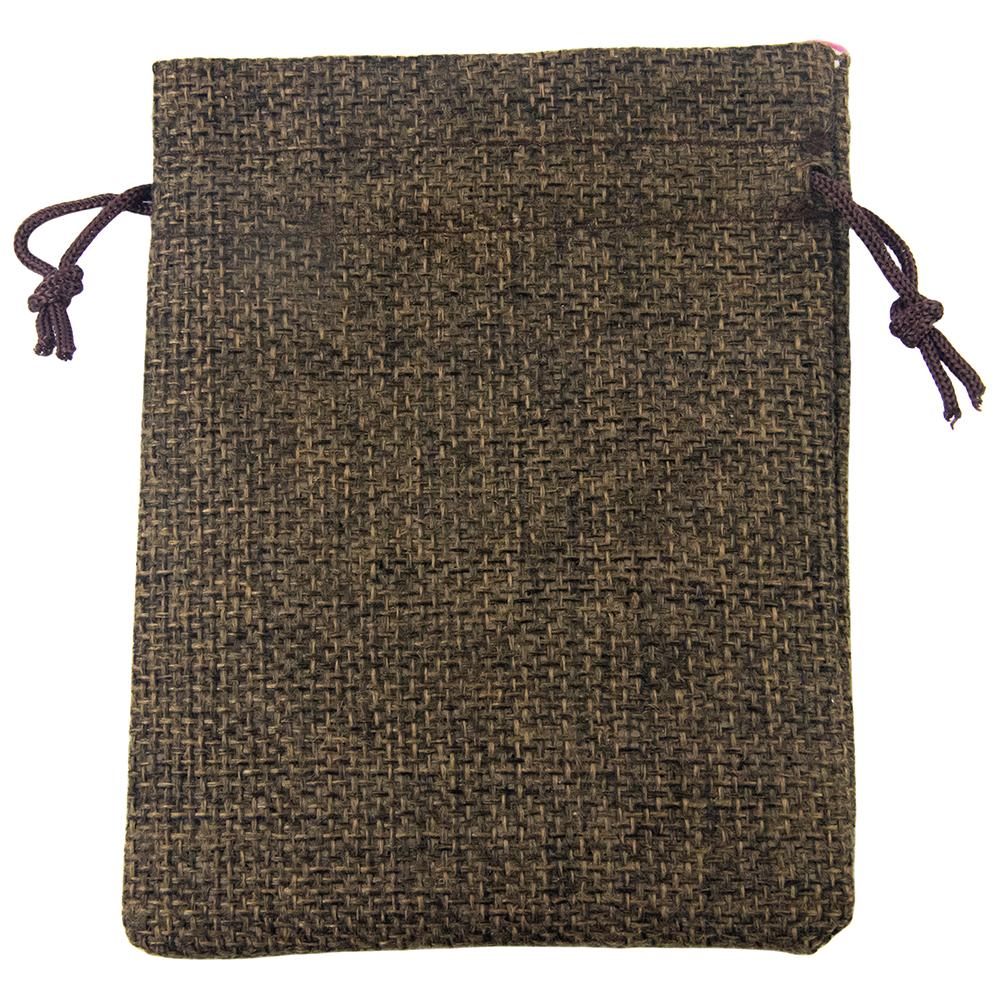 Dice Bag, 10pcs 93mm*125mm Jewellery Bags Burlap Pouch with Drawstring for Jewellery Tarot Dice Gift Packaging Bags