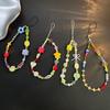 New Mobile Phone Chain Color Dopamine Fruit Bead Hanging Chain Wrist Pendant CCD Camera Handheld Pendant For iPhone 17 16 1