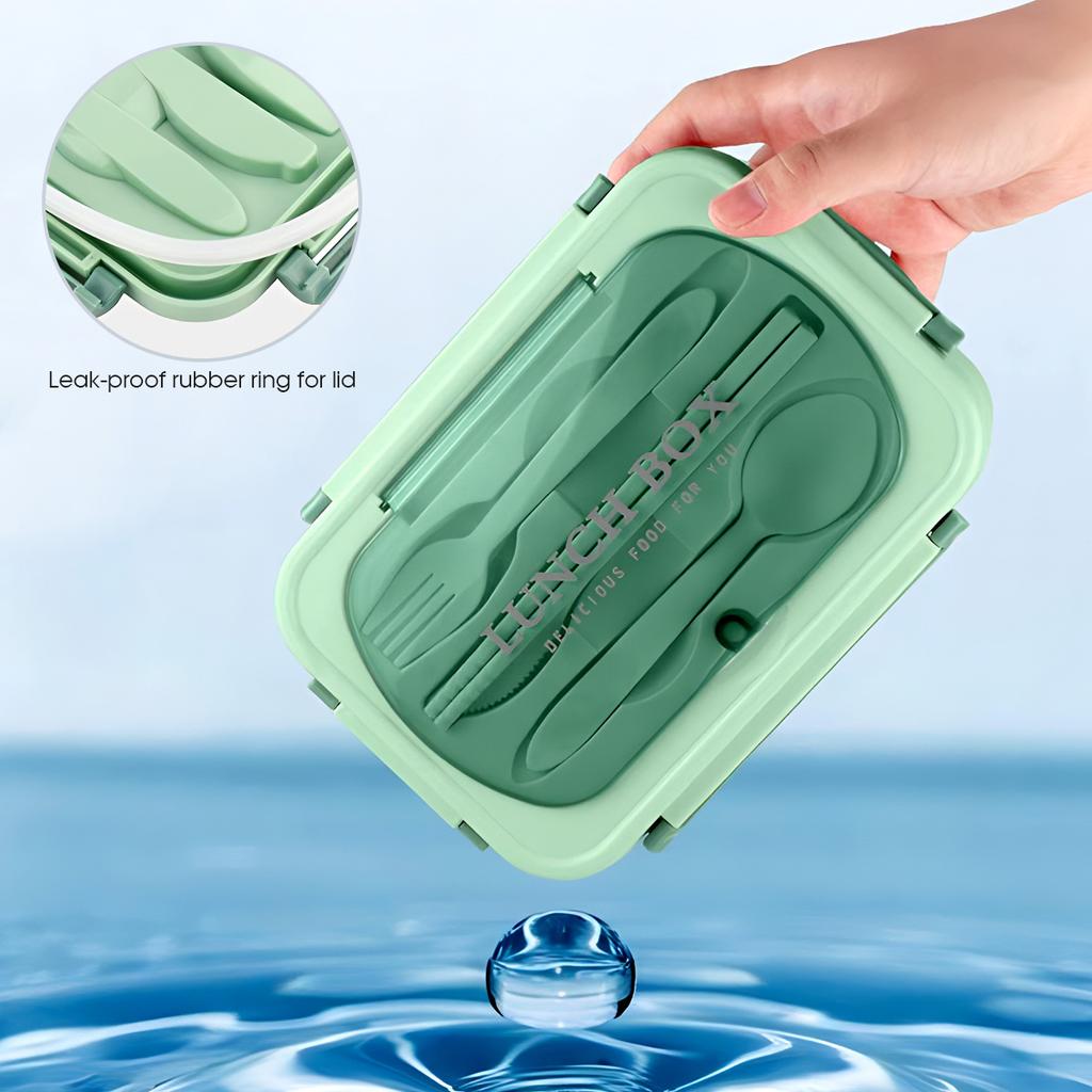 Divided Sealed Insulated Lunch Box, Microwave Oven, Bento Box, Lunch Box, Student Lunch Box, Self-contained Tableware