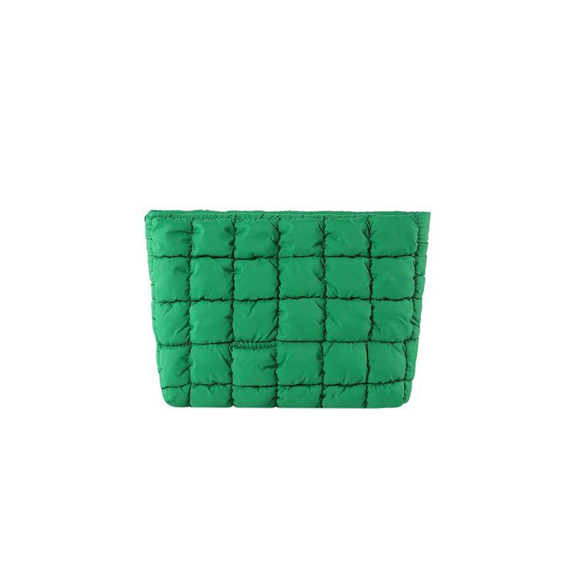 Large Capacity Quilted Clutch, Zippered Travel Storage Purse, Perfect Christmas Gift for Women