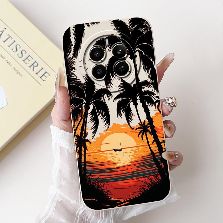 Modisches Neues Design Für Realme 12+ 12X 12 5G Kamera Schutz Handyhülle Für Realme 12X 12 Plus 5G Weiche Silikon Gelee Hüllen