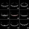 1pc Princess Crystal Crowns Bridal Tiaras Headband Kid Girls Love Prom Headpiece Wedding Party Hair Jewelry Accessiories Gift