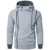 Men‘s Zipper Pullover Long Sleeve Hooded Sweatshirt Tops Blouse