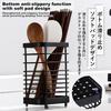 Toski Cutlery Stand 18-8 Stainless Steel Kitchen Utensil Holder Black