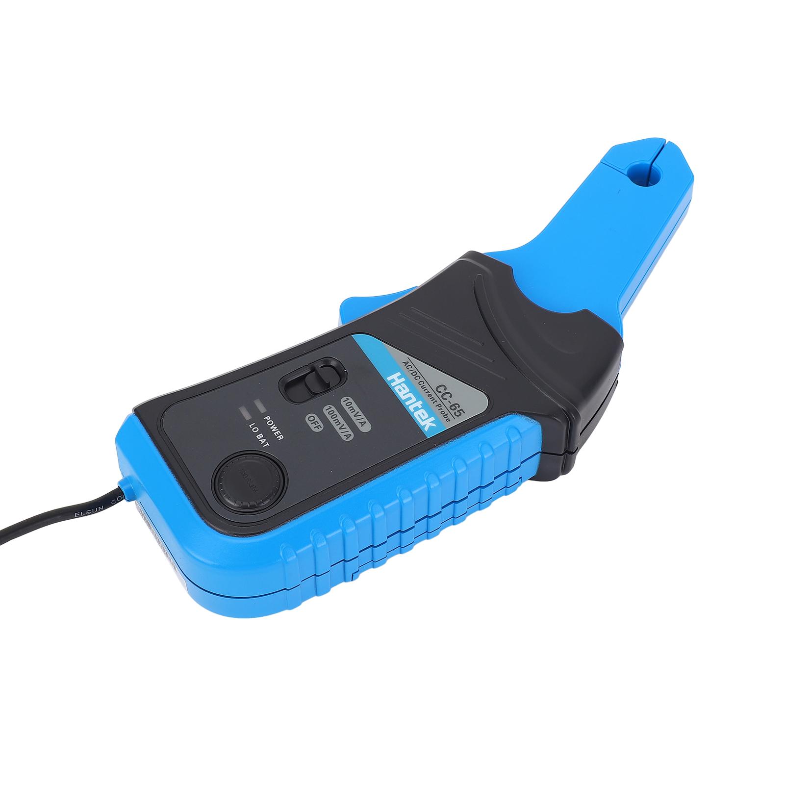 

ACDC Current Clamp Meter 20KHz Bandwidth 20mA to 65A DC with BNC Connector чорний/синій