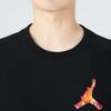 Jordan Printed Logo Solid Color Crew Neck T-Shirt Men Tops Black DH8967-010