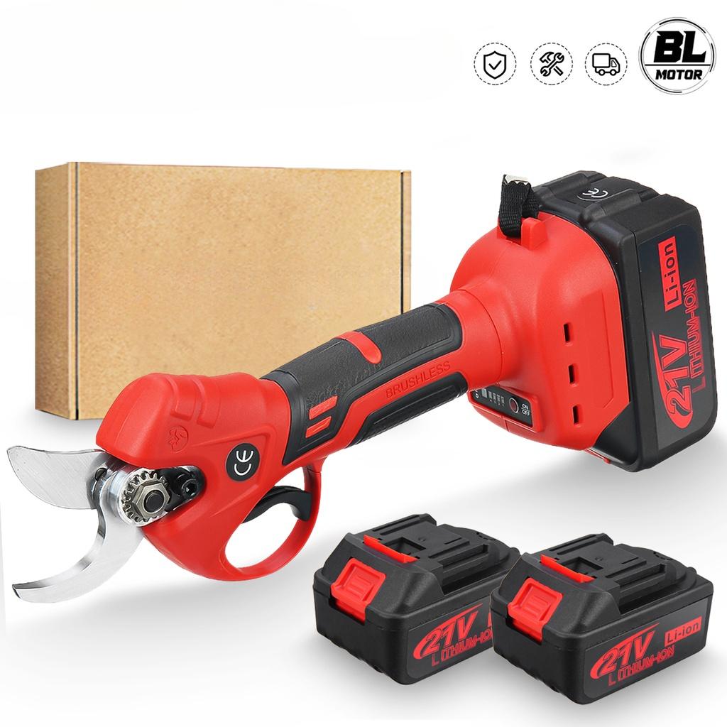 600W 21V Cordless Electric Shear Professional Brushless Secateur Tree Branch Pruner Efficient Pruning Fruit Tree Bonsai