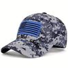 Unisex Army Flag Of The United States Embroidery Baseball Caps Spring And Autumn Outdoor Adjustable Casual Hats Sunscreen Hat