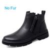 Fashion Winter Mens Boots Luxury Brand Formal Chelsea Boots New Genuine Leather Outdoor Warm Snow Ankle Boots for Men Dress Casual Shoes