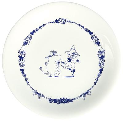 WORLD CREATE Medium Plate Moomin Snufkin X (,INC.) & Size Approx. 17.2 H1.5cm