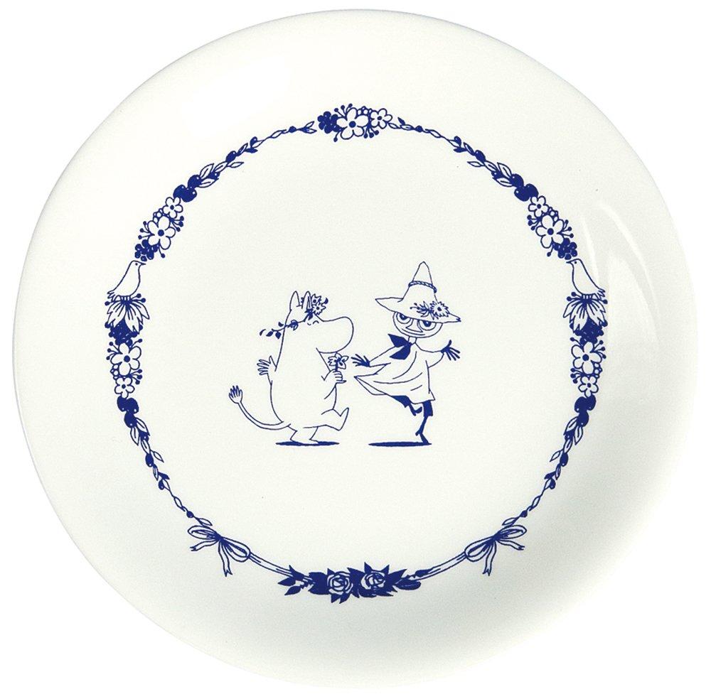 WORLD CREATE Medium Plate Moomin Snufkin x (,INC.) & Size Approx. 17.2 H1.5cm