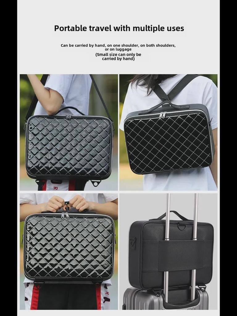 Large-Capacity Makeup Storage Bag: Portable Organizer for Brushes, Tools, Nails, and Eyelash Accessories