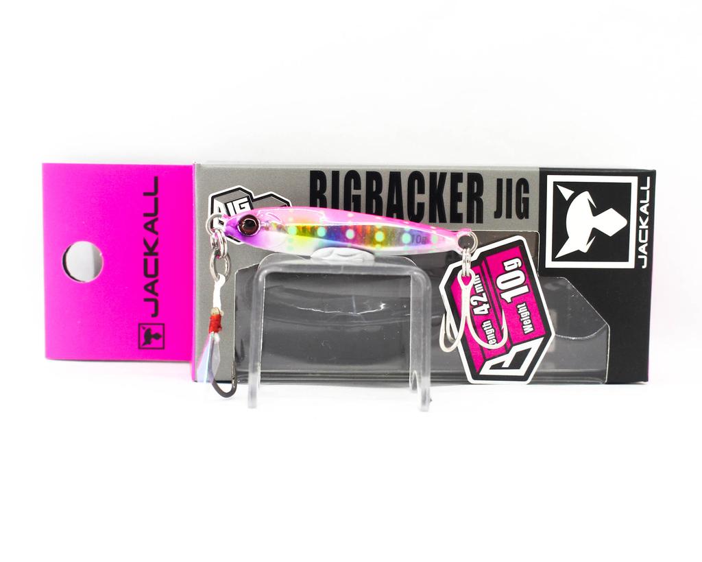 Jackall Metalljig Big Backer 10 Gramm Pink Candy Glow Dot (2804)
