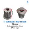 Universal Washing Machine Pulsator Core 15 Center Gear Leaf Water Metal Axis