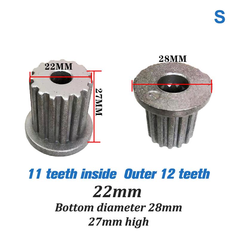 Universal Washing Machine Pulsator Core 15 Center Gear Leaf Water Metal Axis