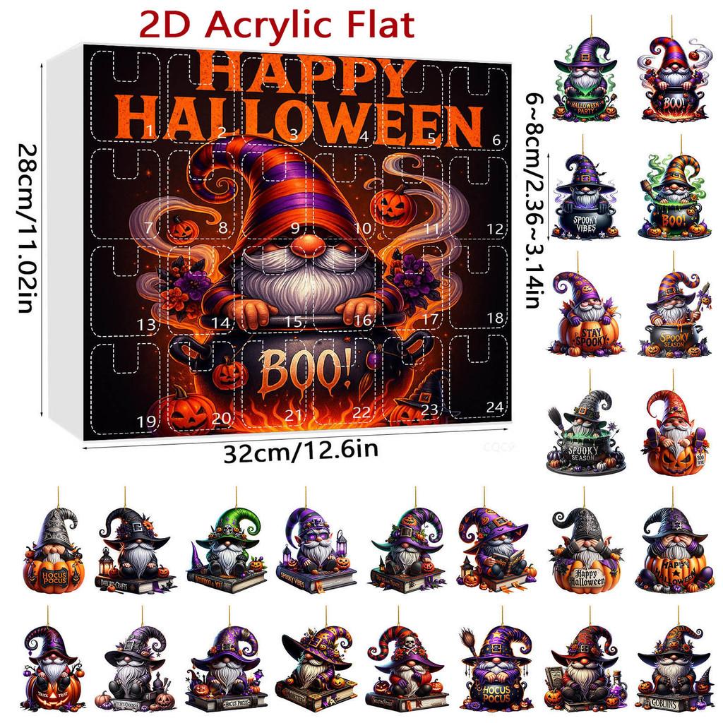 Halloween Cartoon Ghost Acrylic Wall Hangings For Party Decor And Gifting