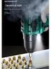 Green Forest 16.8V Brushless Electric Drill: Multi-Function Lithium Pistol Power Tool with Charging Impact and Screwdriver Function.