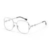 Gucci Optical Glasses [Available Prescriptions] Horsebit, Transparent Lens, Silver Frame GG1019O-002 58 F Dust Bag + Glasses Case (random Color)