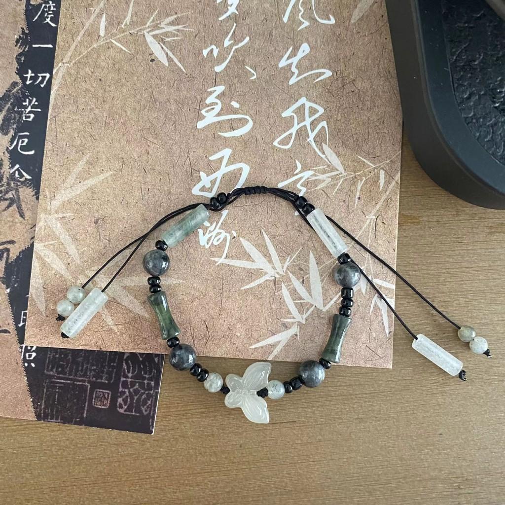 Handmade Lighthued Exquisite Bamboo Knot Bracelet Unique New Trend Chinese