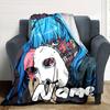 Customiz Name Personality Sally Face Blanket Soft &Warm Sofa Office Bed Travel Lunch Break Blanket, Gift Suitable All Seasons