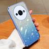 Transparent Glitter Electroplating TPU Silicone Case for Redmi A3 - Anti-Fall Protective Cover for Men and Women