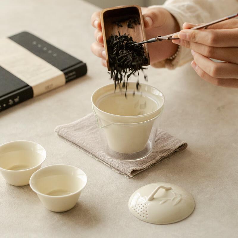 DH Chupu Series Ceramic Travel Tea Set