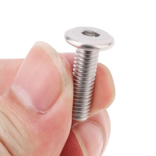 Smgda Hex Bolts, Pack of 20, M6 x 15/20mm, 304 Stainless Steel, Durable, Rust-Resistant, Bright Finish, for Industrial, DIY, Automotive, Electrical, a