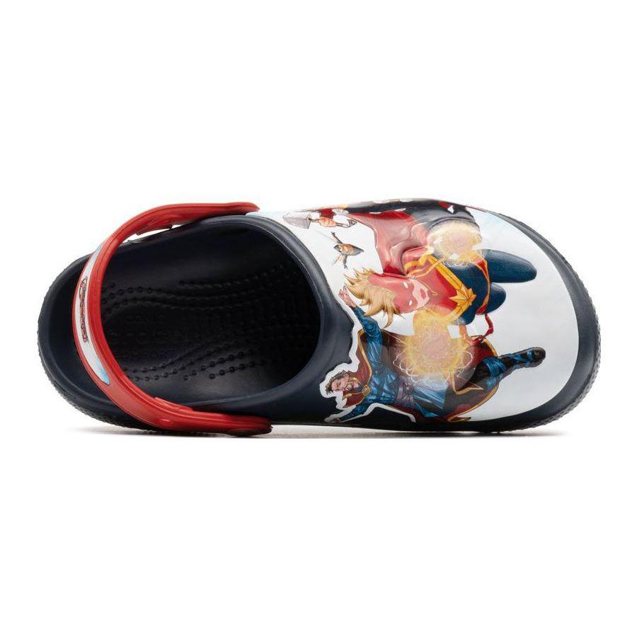 Crocs Marvel x Classic Clog Kids Avengers Patch Kids Sneakers Blue Navy 207069-410