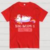 Being Awesome is Exhausting Cotton Summer Casual Cool Loose T-Shirt
