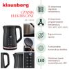 Electric Kettle with Temperature Control 1.7L Cordless Black KLAUSBERG KB-7896