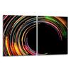 2x GLASS PROTECTIVE PLATE FOR STOVE 40x52 BLACK
