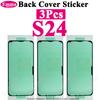 3pcs Waterproof Sticker For Samsung S23 Ultra S21 S22 S24 S25 Plus S26 Rear Back Door Housing Cover Seal Frame Adhesive Glue