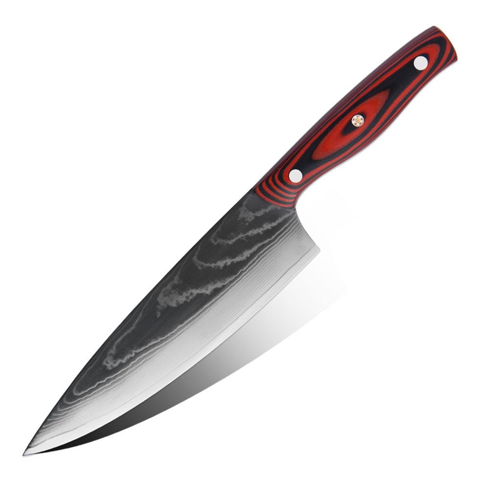 Cleaver Knives Chef Knife VG10 Damascus Steel Kitchen Chef Knives Vegetable Cooking Tools