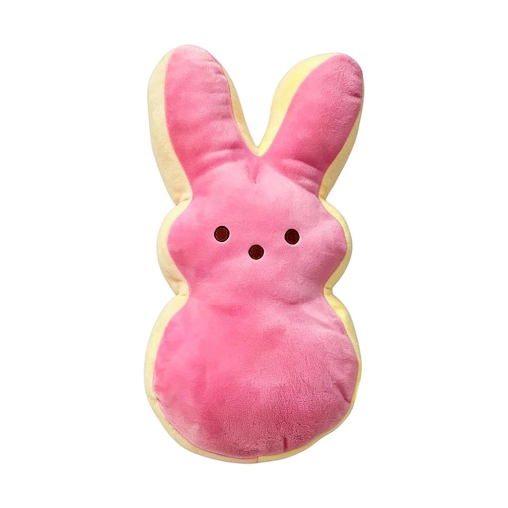 Soft Plush Bunny Shaped Toy Stuffed Animal Easter Inspired Design Lightweight and Durable for Home Decor and Collectible Display