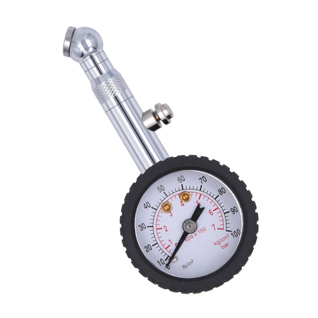 Large Dial Tire Pressure Gauge Car Tyre Pressure Checker with Housing Easy to Read Air Pressure Gauge for Car Truck SUV