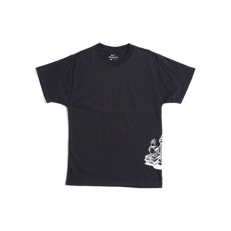 Nike T-shirts Heren Zwart Ronde Hals Normale Rechte Pasvorm CU0299-010